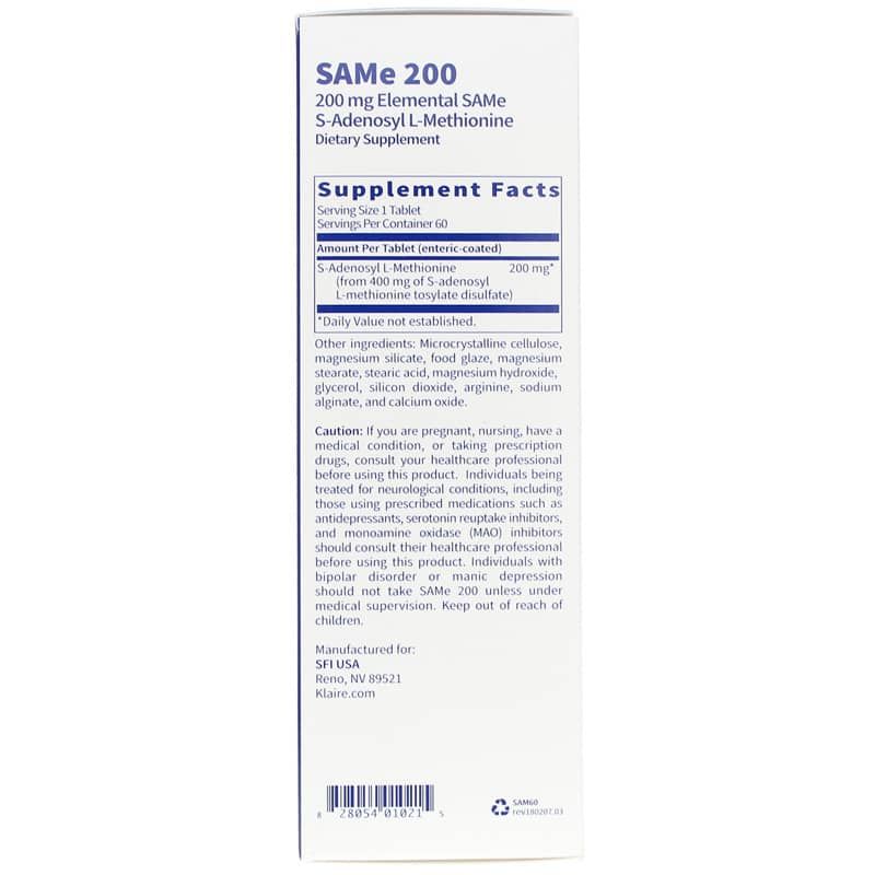 SAMe 200, 60 Tablets | SAMe 200, 60 таблеток