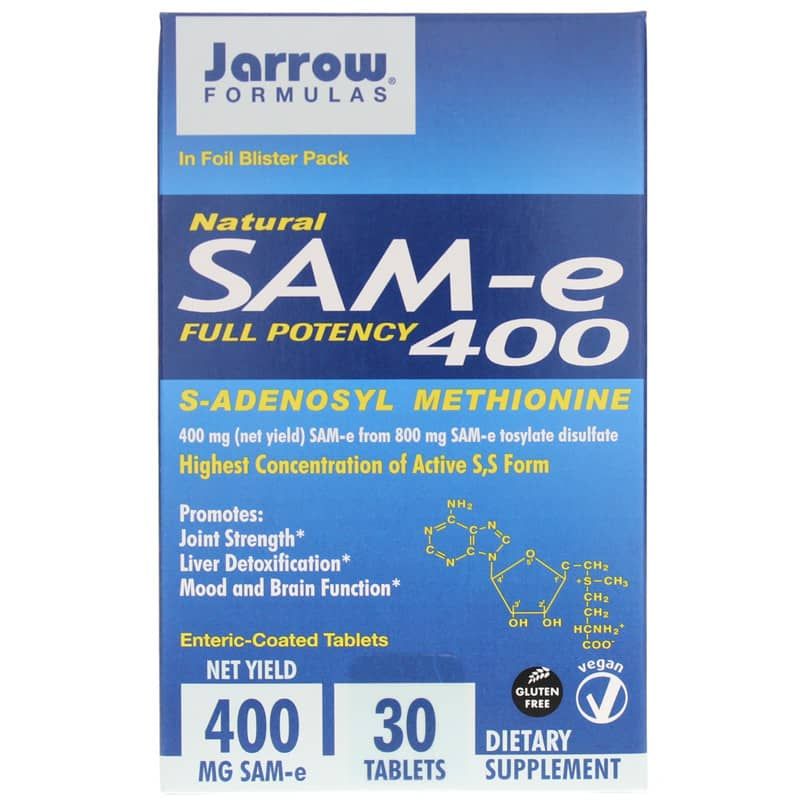 SAMe 400 Mg, 30 Tablets | SAMe 400 мг, 30 таблеток