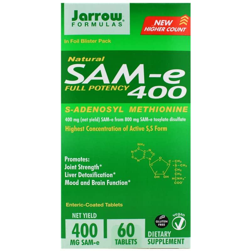 SAMe 400 Mg, 60 Tablets | SAMe 400 мг, 60 таблеток