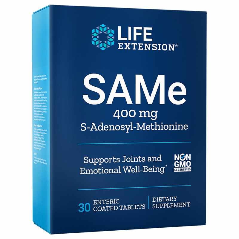 SAMe 400 Mg, 30 Enteric Coated Tablets | SAMe 400 мг, 30 таблеток с энтеральным покрытием