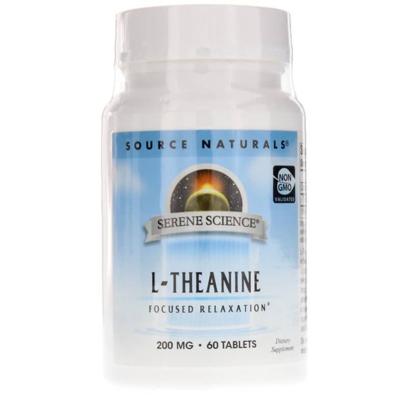 Serene Science L-Theanine 200 Mg, 60 Tablets | Serene science L-теанін 200 мг, 60 таблеток