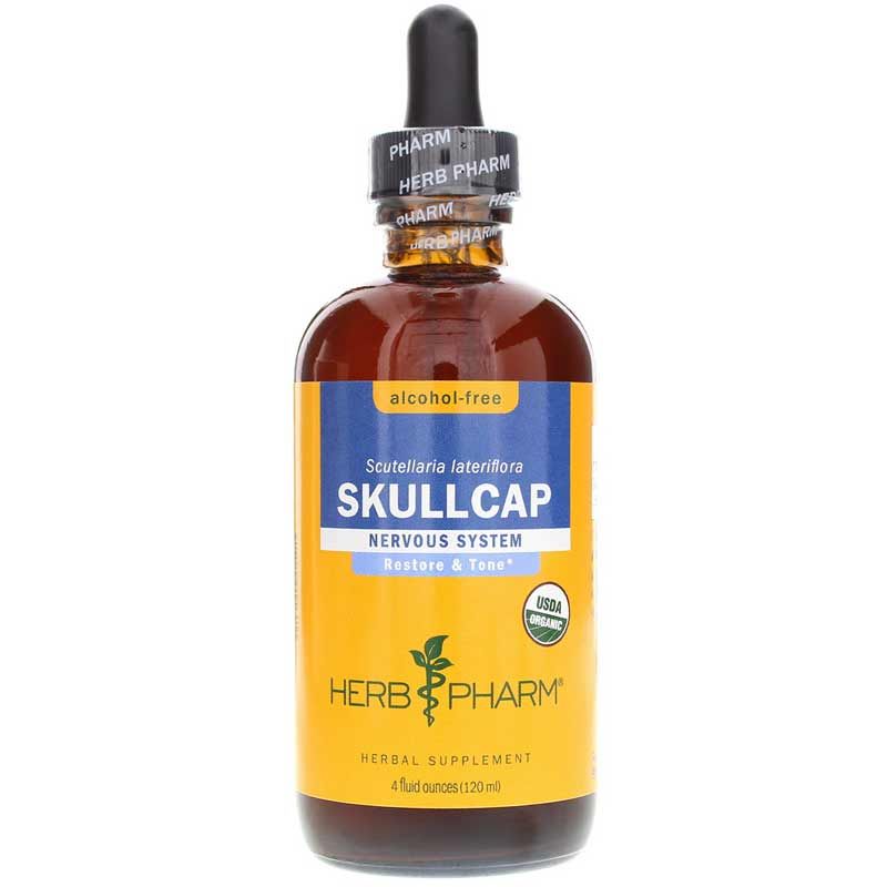 Skullcap Extract Alcohol Free, 4 Oz | Екстракт тюбетейки без вмісту спирту, 4 унції