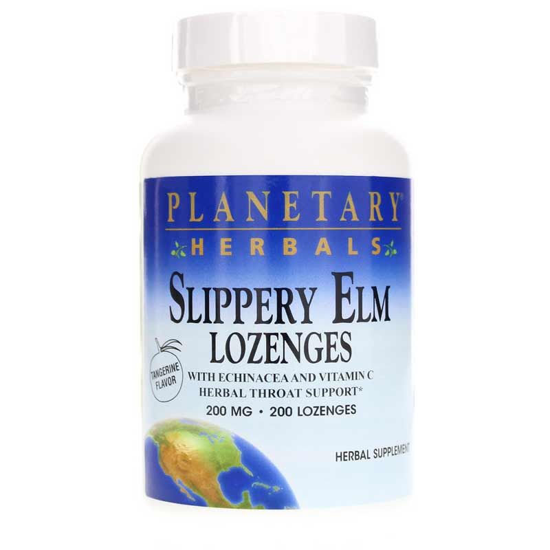 Slippery Elm Lozenges with Echinacea and Vitamin C, 200 Lozenges | Пастилки зі слизького в'яза з ехінацеєю та вітаміном С, 200 конвалій