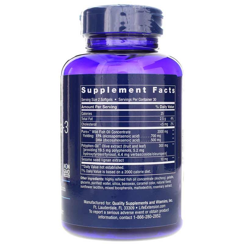 Super Omega-3 EPA/DHA with Sesame Lignans &amp; Olive Extract, 60 Softgels | Супер омега-3 EPA/DHA с лигнанами кунжута и экстрактом оливы, 60 гелевых капсул