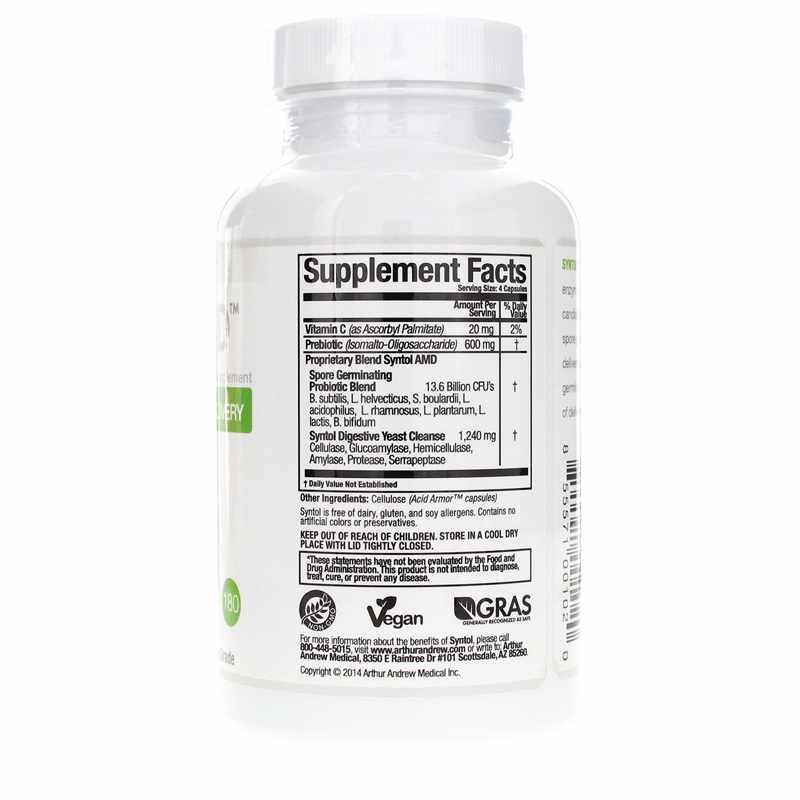 Syntol Advanced Microflora Delivery, 180 Capsules | Синтол розширена доставка мікрофлори, 180 капсул