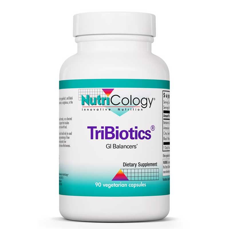 TriBiotics, 90 Veg Capsules, Nutricology | ТриБіотик, 90 вег-капсул, нутрикологія