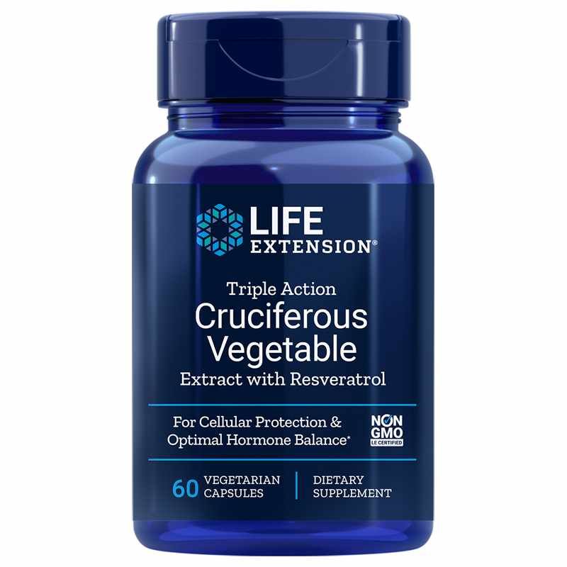 Triple Action Cruciferous Vegetable Extract with Resveratrol | Экстракт крестоцветных растений тройного действия с ресвератролом