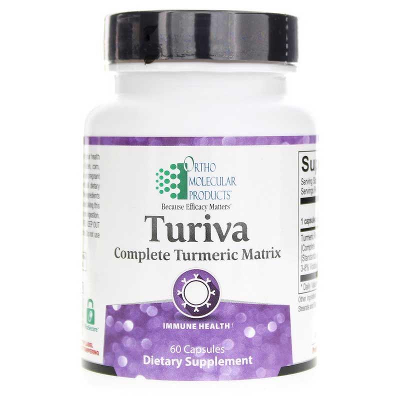 Turiva Complete Turmeric Matrix, 60 Capsules, Ortho Molecular | Turiva complete turmeric matrix, 60 капсул, ortho molecular