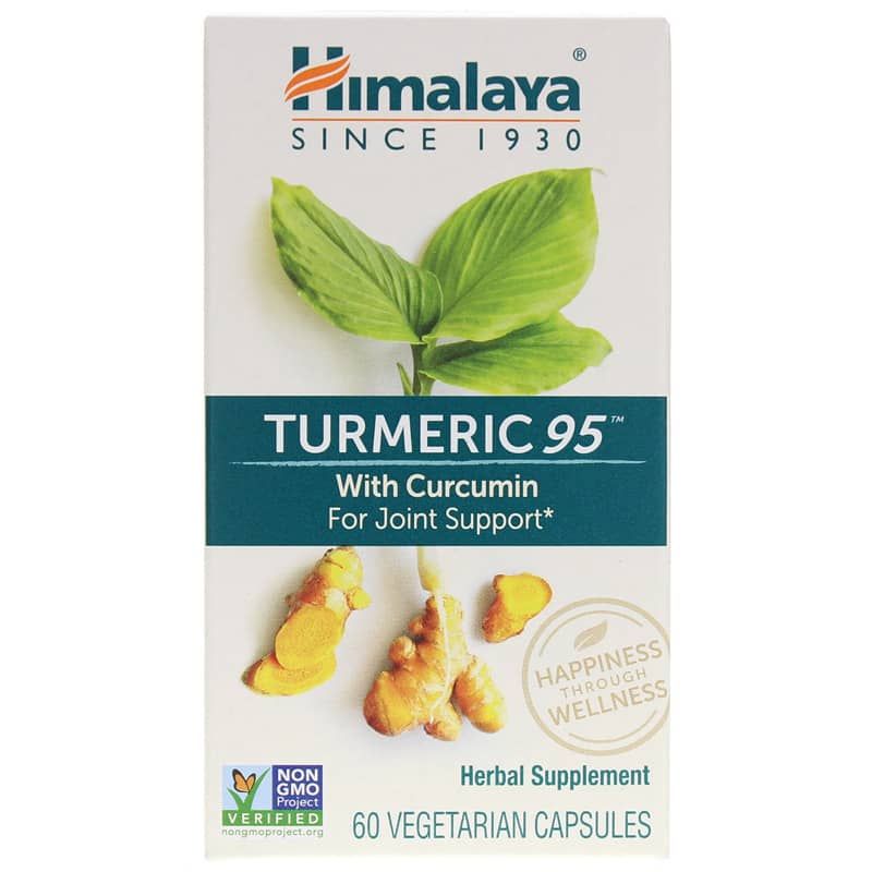 Turmeric 95 with Curcumin, 60 Veg Capsules | Куркума 95 с куркумином, 60 вегетерианских капсул