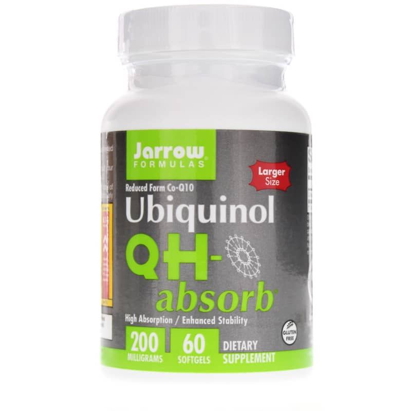 Ubiquinol QH Absorb 200 Mg, 60 Softgels | Убіхінол QH абсорбент 200 мг, 60 гелевих капсул