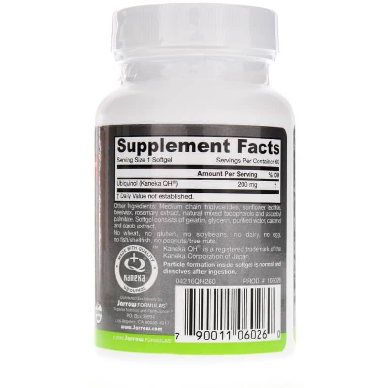 Ubiquinol QH Absorb 200 Mg, 60 Softgels | Убіхінол QH абсорбент 200 мг, 60 гелевих капсул