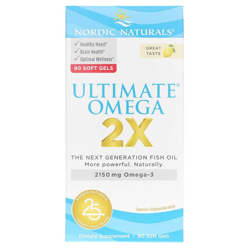 Ultimate Omega 2X, 90 Softgels | Вища омега 2X, 90 гелевих капсул