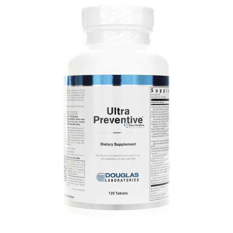 Ultra Preventive EZ Easy Swallow Multivitamin, 120 Tablets | Мультивитамин ультра профилактический EZ легко проглатывается, 120 таблеток