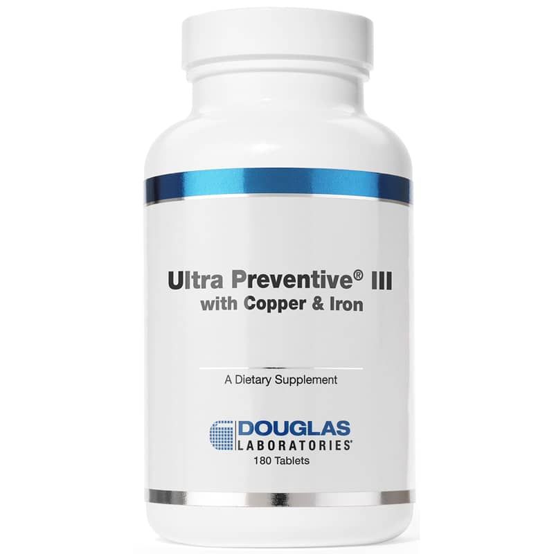 Ultra Preventive III Multivitamin with Copper &amp; Iron | Ультра профилактика III мультивитамин с медью и железом