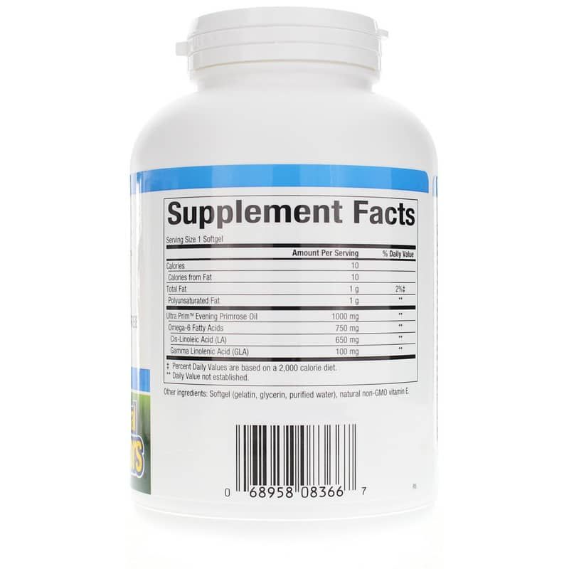 Ultra Prim Evening Primrose Oil 1000 Mg, 240 Softgels | Масло примулы вечерней ultra prim 1000 мг, 240 гелевых капсул