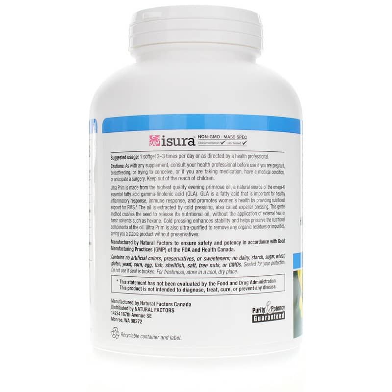 Ultra Prim Evening Primrose Oil 1000 Mg, 240 Softgels | Масло примулы вечерней ultra prim 1000 мг, 240 гелевых капсул