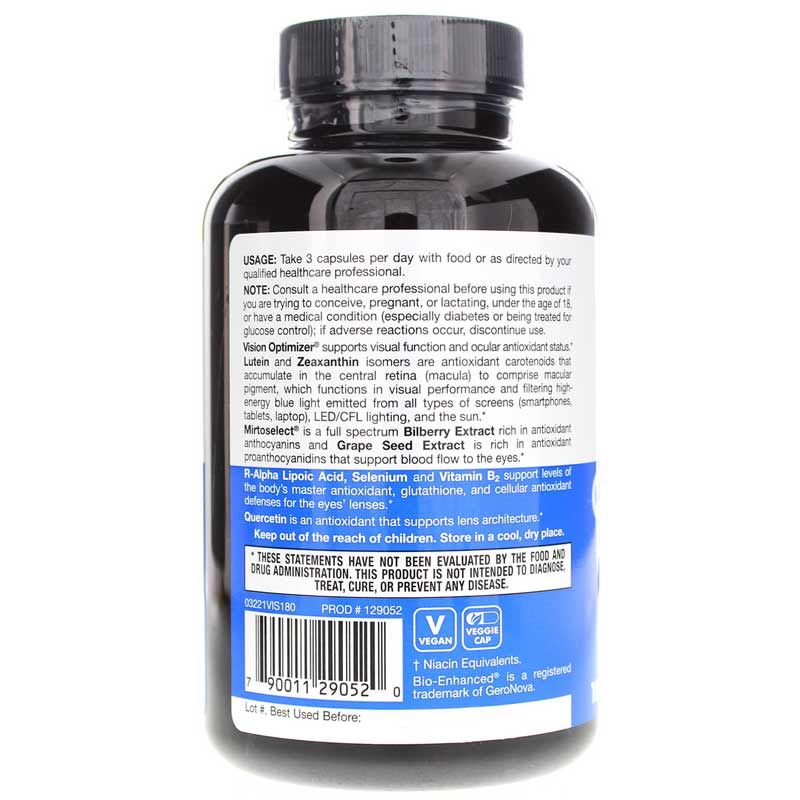 Vision Optimizer, 180 Capsules | Оптимизатор зрения, 180 капсул