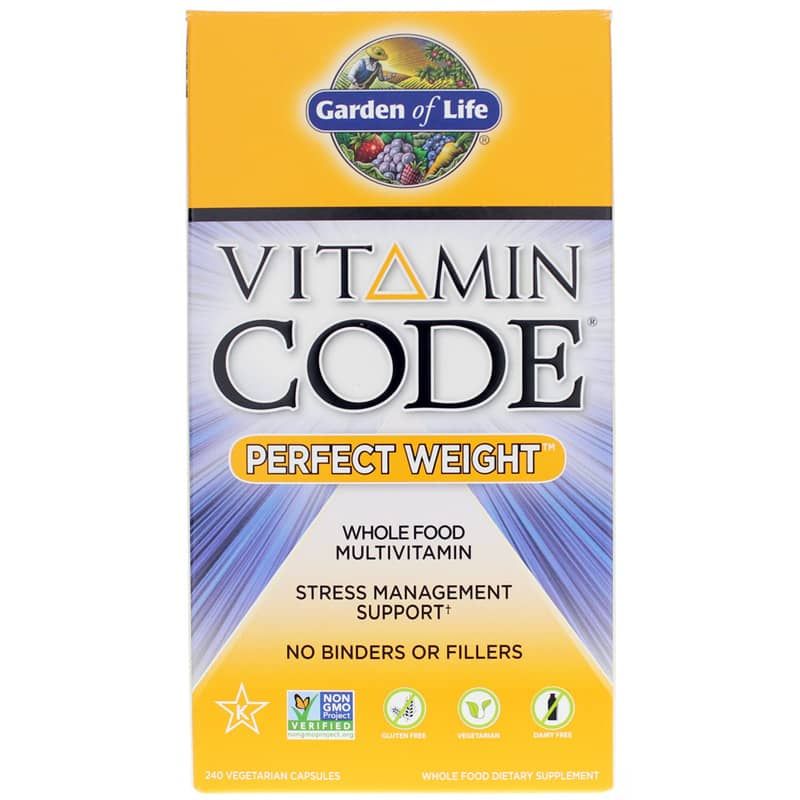 Vitamin Code Perfect Weight Whole Food Multivitamin, 240 Veg Capsules | Вітамінний код ідеальна вага цільнохарчовий мультивітамін, 240 вегетеріанських капсул