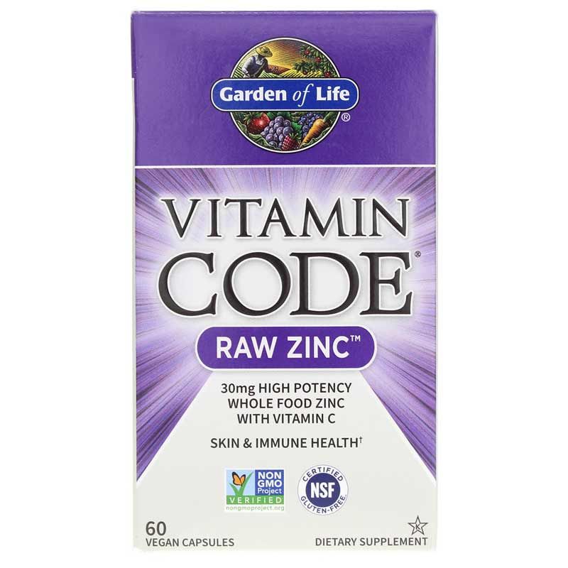 Vitamin Code Raw Zinc 30 Mg | Вітамінний код сирий цинк 30 мг