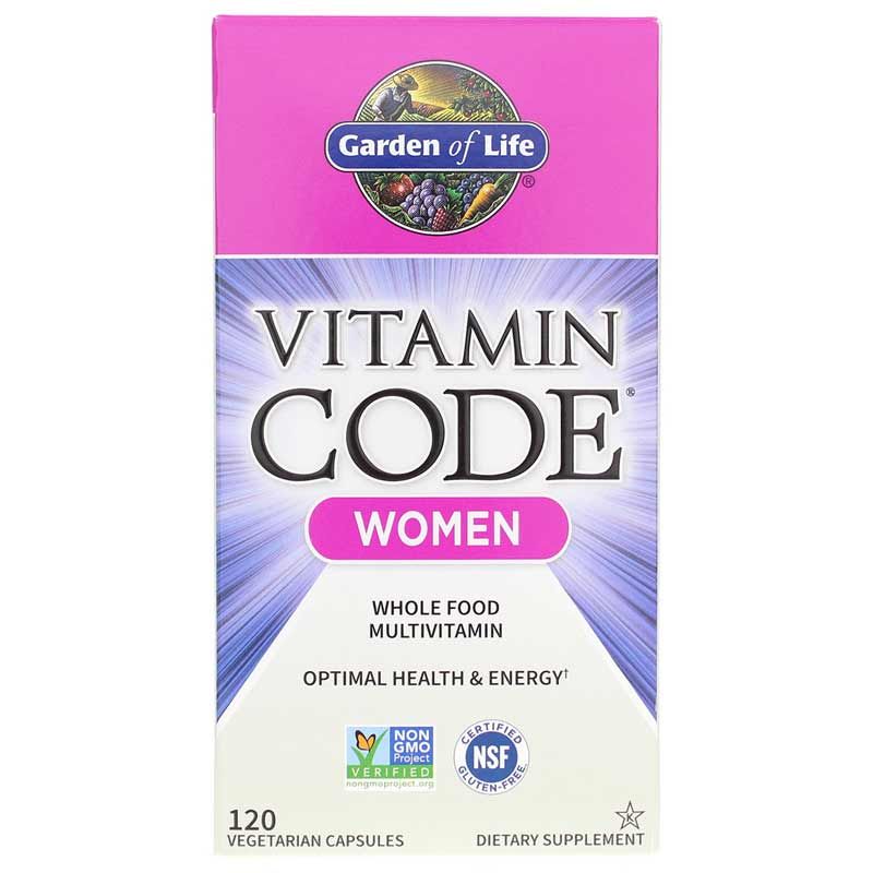 Vitamin Code Women Raw Whole Food Multivitamin, 120 Veg Capsules | Вітамінний код жінки сирі цільні харчові мультивітаміни, 120 вегетеріанських капсул