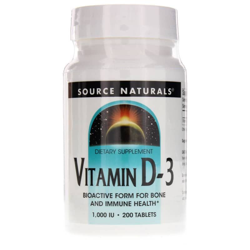Vitamin D-3 1, 200 Tablets | Вітамін D-3 1, 200 таблеток