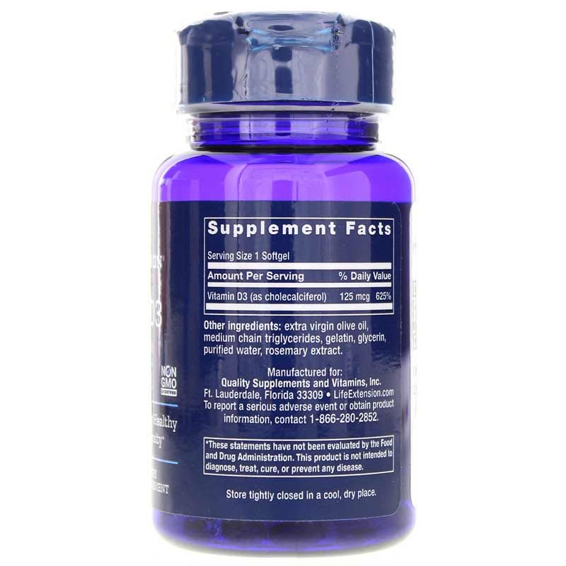 Vitamin D3 125mcg (5000 IU) | Витамин D3 125 мкг (5000 МЕ)