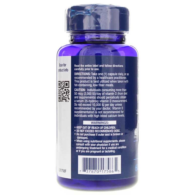 Vitamin D3 5000 IU with Sea-Iodine | Витамин D3 5000 МЕ с морским йодом