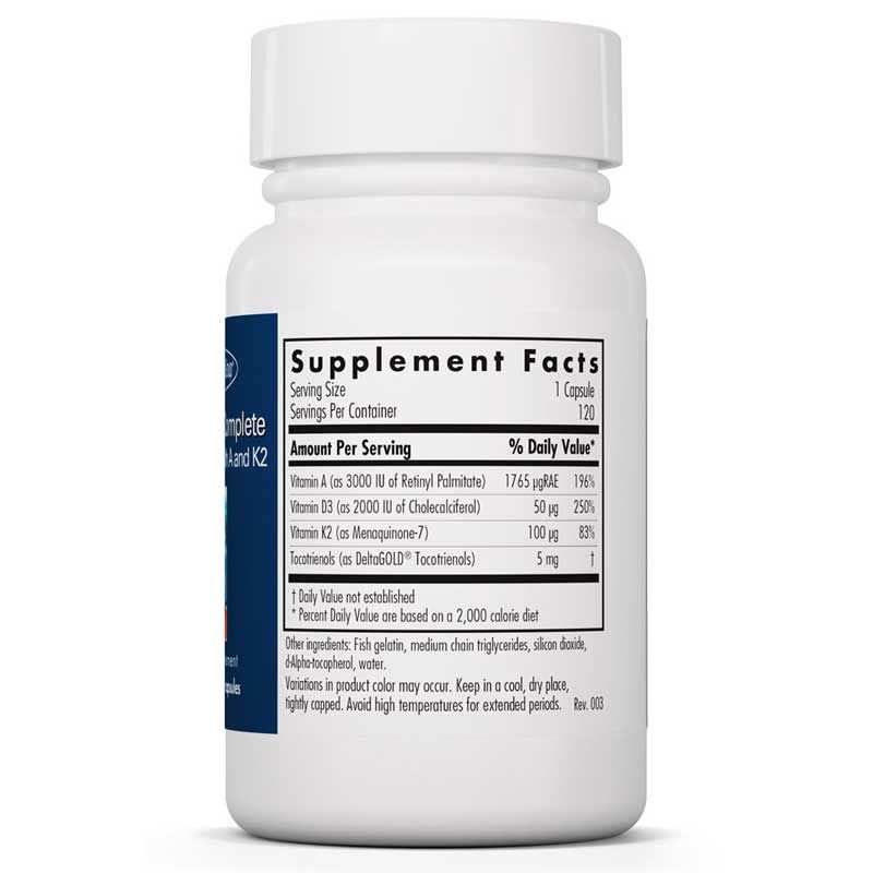 Vitamin D3 Complete Daily Balance, 120 Gel Caps | Витамин D3 полный суточный баланс, 120 гелевых капсул