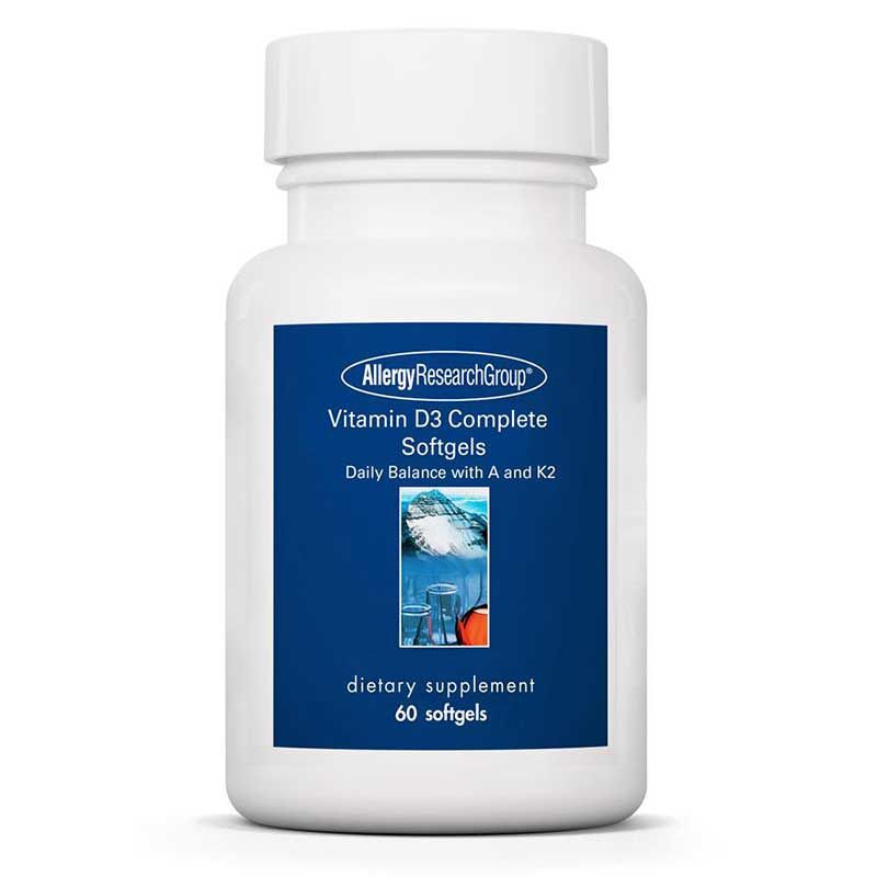 Vitamin D3 Complete Softgels, 60 Softgels | Вітамін D3 у м'яких гелях, 60 гелевих капсул