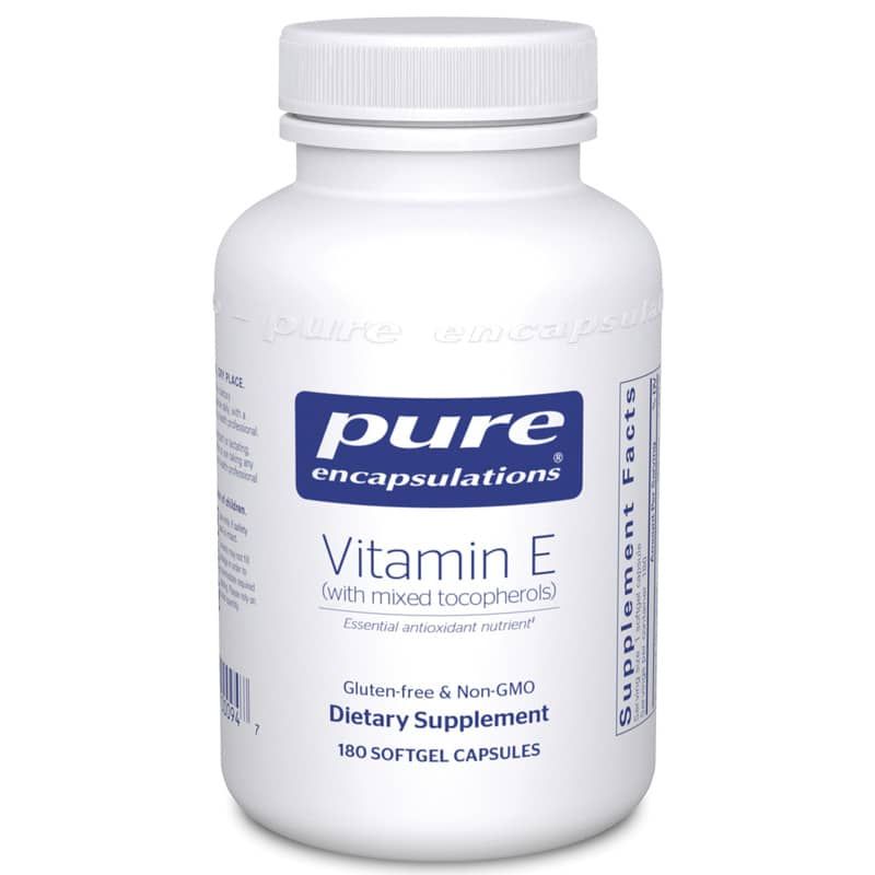 Vitamin E with Mixed Tocopherols, 180 Softgels | Вітамін Е зі змішаними токоферолами, 180 гелевих капсул