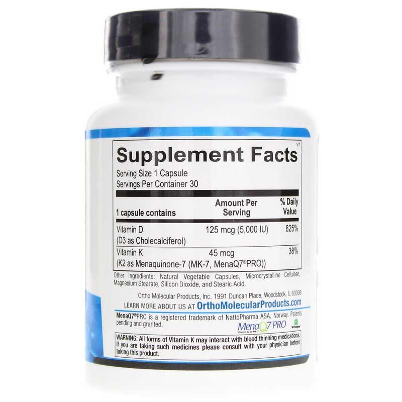 Vitamin K2 with D3, 30 Capsules | Витамин К2 с D3, 30 капсул