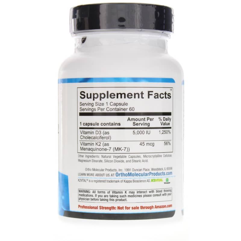 Vitamin K2 with D3, 60 Capsules | Витамин К2 с D3, 60 капсул