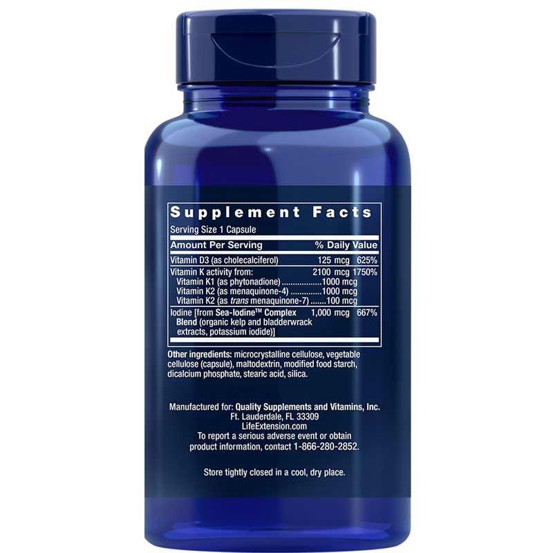 Vitamins D &amp; K with Sea-Iodine | Витамины D и K с морским йодом