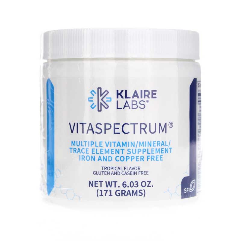 Vitaspectrum Multiple Iron &amp; Copper Free, Tropical Flavor, 6.03 Oz | Vitaspectrum multiple без железа и меди, Тропический аромат, 6,03 унции