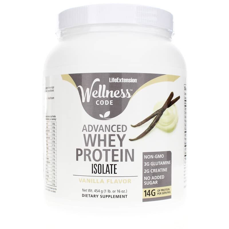 Wellness Code Advanced Whey Protein Isolate, Vanilla | Изолят сывороточного протеина wellness code advanced, Ваниль