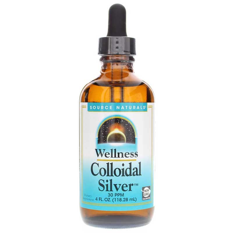 Wellness Colloidal Silver 30 PPM, 4 Oz | Велнес коллоидное серебро 30 PPM, 4 унции