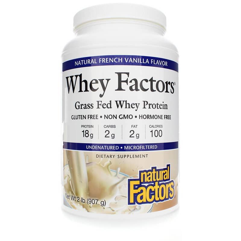 Whey Factors Natural Whey Protein, French Vanilla, 2 Lbs | Сывороточные факторы натуральный сывороточный протеин, Французская ваниль, 2 фунта