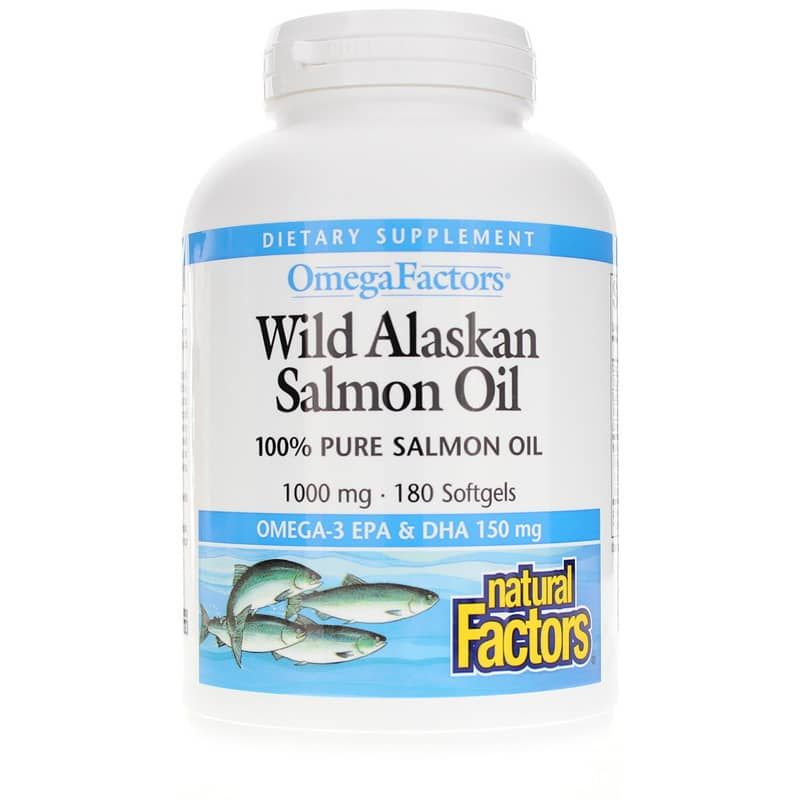 Wild Alaskan Salmon Oil 1000 Mg, 180 Softgels | Олія дикого аляскинського лосося 1000 мг, 180 гелевих капсул