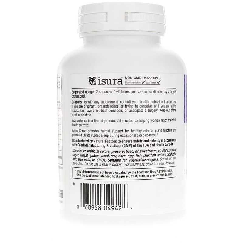 WomenSense AdrenaSense, 120 Veg Capsules | WomenSense AdrenaSense, 120 вегетерианских капсул