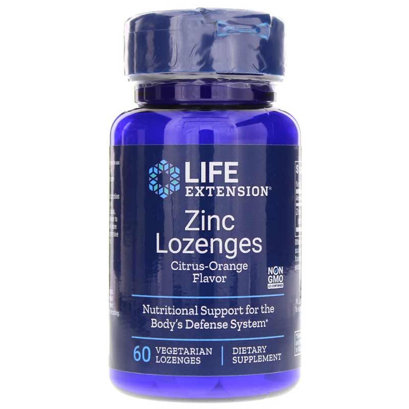 Zinc Lozenges Natural Citrus-Orange Flavor | Цинкові пастилки з натуральним цитрусово-апельсиновим смаком